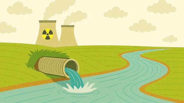 scarico riufiuti radioattivi in acqua